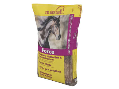marstall® Force getreide- und melassefreies Mineralfutter für Pferde 20 kg Sack