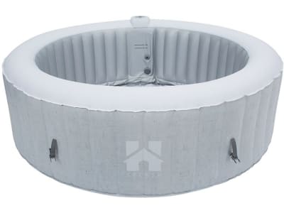 HOME DELUXE Aufblasbarer Whirlpool SPLASH Ø 208 cm x 65 cm inkl. Abdeckung, Reparaturset und Filterset HOME DELUXE Aufblasbarer Whirlpool SPLASH Ø 208 cm x 65 cm inkl. Abdeckung, Reparaturset und Filterset