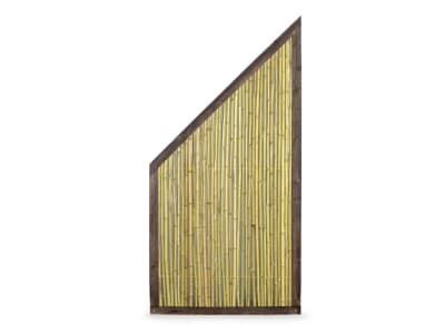 NOOR Bambuszaun Bangkok Schrägelement mit Holzrahmen 90 x 180 cm/ 90 cm NOOR Bambuszaun Bangkok Schrägelement mit Holzrahmen 90 x 180 cm/ 90 cm