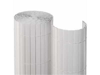 NOOR Sichtschutzmatte PVC weiß 1 x 3 m Sichtschutz Kunststoff