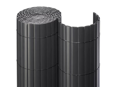 NOOR Sichtschutzmatte PVC anthrazit 2 x 3 m Sichtschutz Kunststoff