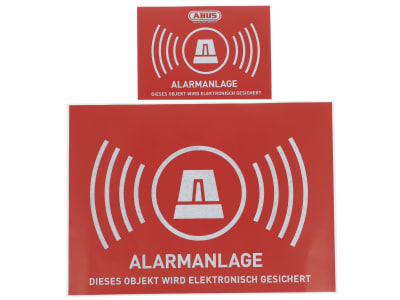 ABUS Aufkleber Alarm ABUS Aufkleber Alarm