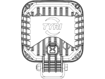 TYRI LED-Arbeitsscheinwerfer "Baseline" rechteckig 1.100 lm, 9 – 16 V, Funkentstörung CISPR 25 Klasse 5