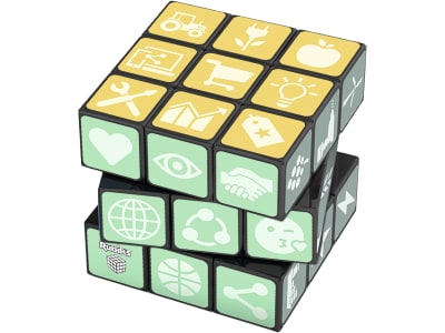 BayWa Zauberwürfel von Rubik's 3x3 für Kinder und Erwachsene BayWa Zauberwürfel von Rubik's 3x3 für Kinder und Erwachsene