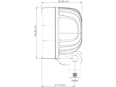 TYRI LED-Arbeitsscheinwerfer "1010 Bluebeam" 15 W, 9 – 60 V rechteckig, Funkentstörung CISPR 25 Klasse 4, für Pflanzenschutzspritzen, CLD-385-1