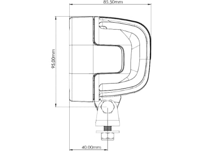 TYRI LED-Arbeitsscheinwerfer "0909" rechteckig 1.450 lm, 9 – 16 V, Funkentstörung CISPR 25 Klasse 5