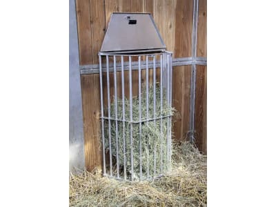 Growi® Heuraufe "Lento" 80 x 120 x 40 cm Fassungsvermögen 9 kg, feuerverzinkt, Wandmontage, für Pferde, loses Heu, 5990 Growi® Heuraufe "Lento" 80 x 120 x 40 cm Fassungsvermögen 9 kg, feuerverzinkt, Wandmontage, für Pferde, loses Heu, 5990
