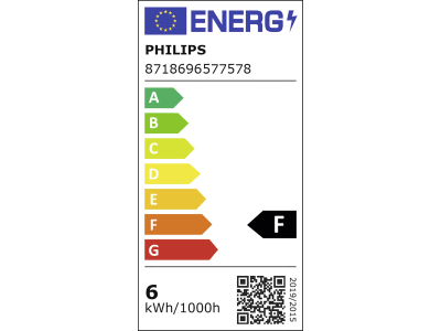 Philips LED-Lampe "CorePro" 5,5 W 470 lm 2.700 K, E 27, matt, 345960