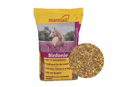 marstall® Sinfonie schmackhaftes Kräutermüsli für Pferde 15 kg Sack marstall® Sinfonie schmackhaftes Kräutermüsli für Pferde 15 kg Sack