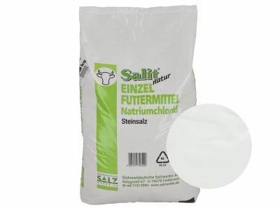 Salit® natur Natriumchlorid Einzelfuttermittel Viehsalz Steinsalz  25 kg Sack