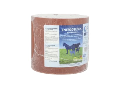 S.I.N. HELLAS ENERGOBLOCK Leckstein aus Meersalz mit dem Extra an Energie durch Dextrose für Pferde, Rinder, Schafe, Ziegen, Wild 5 kg Leckstein