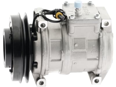 Klimakompressor 12 V mit Riemenscheibe Ø 146 mm, 1 Rippen, für John Deere, Denso: 10PA17C, 851755N Klimakompressor 12 V mit Riemenscheibe Ø 146 mm, 1 Rippen, für John Deere, Denso: 10PA17C, 851755N
