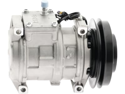 Klimakompressor 12 V mit Riemenscheibe Ø 146 mm, 1 Rippen, für John Deere, Denso: 10PA17C, 851755N Klimakompressor 12 V mit Riemenscheibe Ø 146 mm, 1 Rippen, für John Deere, Denso: 10PA17C, 851755N