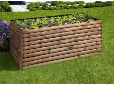 Hochbeet Halbrundriegel 930 l kesseldruckimprägnierten Kiefer-Halbriegel 1,8 x 0,8 x 0,8 m Hochbeet Halbrundriegel 930 l kesseldruckimprägnierten Kiefer-Halbriegel 1,8 x 0,8 x 0,8 m