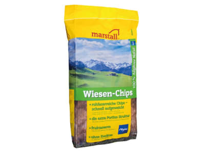 marstall® Wiesen-Chips naturbelassene, schnell auflösende Wiesen-Chips zur Raufutterergänzung 15 kg Sack GMO controlled (VLOG anerkannt) marstall® Wiesen-Chips naturbelassene, schnell auflösende Wiesen-Chips zur Raufutterergänzung 15 kg Sack GMO controlled (VLOG anerkannt)