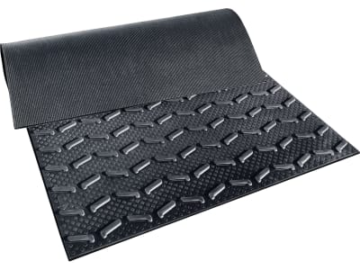 Kraiburg Gummimatte "Monta" L x B x S: 200 x 130 x 2,4 cm, für steile Wegstrecken über 6 % Gefälle/Steigung