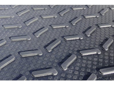 Kraiburg Gummimatte "Monta" L x B x S: 200 x 130 x 2,4 cm, für steile Wegstrecken über 6 % Gefälle/Steigung