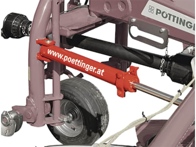 Pöttinger Heuwender "Hit 8.81" Arbeitsbreite 7,81 m 8 Kreisel, Dreipunktanbau Heck