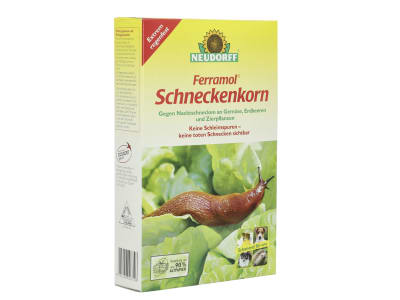 NEUDORFF Ferramol Schneckenkorn 1 kg Schachtel Bio, Schnecken und Nacktschnecken natürlich bekämpfen, auch im ökologischen Landbau 200 m²