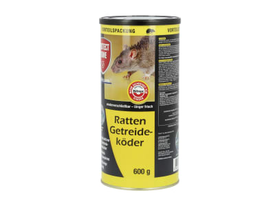 Protect Home Ratten Getreideköder 600 g Dose zur Rattenbekämpfung Vorteilspack 
