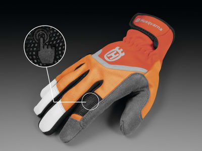 Husqvarna® Handschuh "Technical Light" mit Frotteedaumen, ohne Schnittschutz Gr. , warnorange; weiß; anthrazit Husqvarna® Handschuh "Technical Light" mit Frotteedaumen, ohne Schnittschutz Gr. , warnorange; weiß; anthrazit