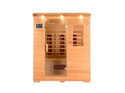 HOME DELUXE Infrarotkabine REDSUN L 110 x 153 x 190 cm natur Infrarotsauna, Wärmekabine, Infrarotwärmekabine HOME DELUXE Infrarotkabine REDSUN L 110 x 153 x 190 cm natur Infrarotsauna, Wärmekabine, Infrarotwärmekabine