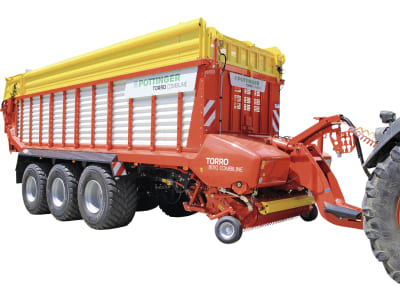 Pöttinger Ladewagen "Torro 8010 L Combiline" Ladevolumen 43 m³ mit Mehrzweck-Rotor