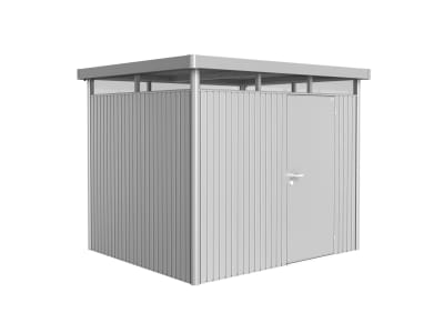 Biohort Gerätehaus HighLine H3 275 x 235 cm silver; metallic Standardtür Geräteschuppen, Gartenhaus Metall Biohort Gerätehaus HighLine H3 275 x 235 cm silver; metallic Standardtür Geräteschuppen, Gartenhaus Metall