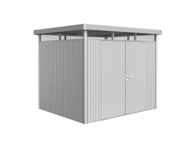 Biohort Gerätehaus HighLine H3 275 x 235 cm silver; metallic Geräteschuppen, Gartenhaus Metall Biohort Gerätehaus HighLine H3 275 x 235 cm silver; metallic Geräteschuppen, Gartenhaus Metall