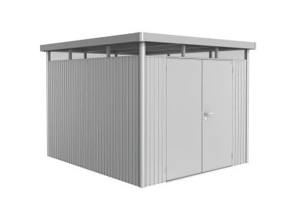 Biohort Gerätehaus HighLine H5 275 x 315 cm silver; metallic Doppeltür Geräteschuppen, Gartenhaus Metall Biohort Gerätehaus HighLine H5 275 x 315 cm silver; metallic Doppeltür Geräteschuppen, Gartenhaus Metall