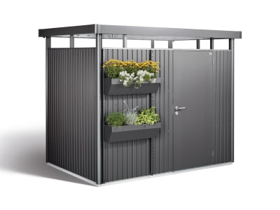 Biohort Gerätehaus HighLine H2 275 x 195 cm nachtgrau; metallic Geräteschuppen, Gartenhaus Metall Biohort Gerätehaus HighLine H2 275 x 195 cm nachtgrau; metallic Geräteschuppen, Gartenhaus Metall