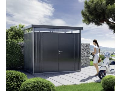 Biohort Gerätehaus HighLine H2 275 Shop metallic kaufen Gartenhaus Metall dunkelgrau; günstig 195 cm Geräteschuppen, | online x BayWa