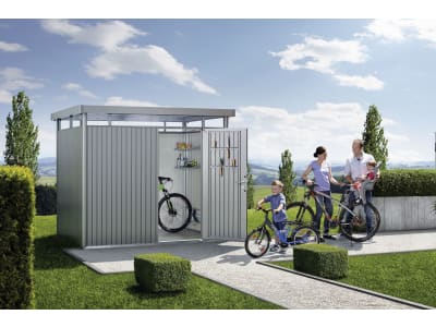 Biohort Gerätehaus HighLine H2 275 x 195 cm quarz-grau; metallic Geräteschuppen, Gartenhaus Metall Biohort Gerätehaus HighLine H2 275 x 195 cm quarz-grau; metallic Geräteschuppen, Gartenhaus Metall