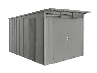 Biohort Gerätehaus AvantGarde mit Pultdach Geräteschuppen, Gartenhaus Metall Biohort Gerätehaus AvantGarde mit Pultdach Geräteschuppen, Gartenhaus Metall