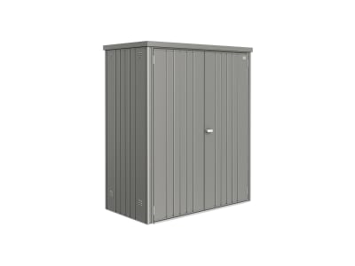 Biohort Metallgeräteschrank Gr. 150 155 x 83 cm quarz-grau; metallic Gartenschrank Biohort Metallgeräteschrank Gr. 150 155 x 83 cm quarz-grau; metallic Gartenschrank
