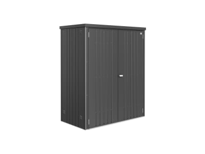 Biohort Metallgeräteschrank Gr. 150 155 x 83 cm nachtgrau; metallic Gartenschrank Biohort Metallgeräteschrank Gr. 150 155 x 83 cm nachtgrau; metallic Gartenschrank