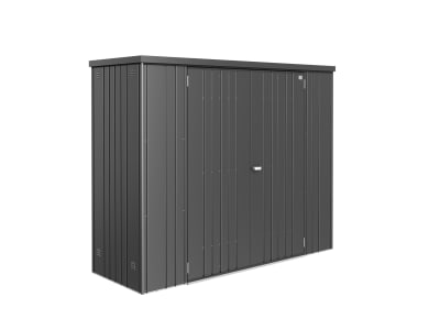 Biohort Metallgeräteschrank 227 x 83 cm nachtgrau; metallic Gartenschrank Biohort Metallgeräteschrank 227 x 83 cm nachtgrau; metallic Gartenschrank