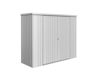 Biohort Metallgeräteschrank Gr. 230 227 x 83 cm silber; metallic  Gartenschrank