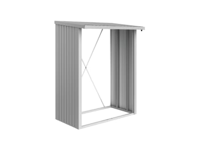 Biohort Brennholzunterstand Woodstock 150 157 x 102 cm silber; metallic Kaminholz Aufbewahrung, Brennholzlager Biohort Brennholzunterstand Woodstock 150 157 x 102 cm silber; metallic Kaminholz Aufbewahrung, Brennholzlager