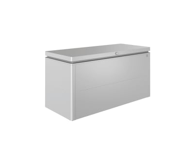 Biohort LoungeBox 160   160 x 70 cm silber; metallic  Kissenbox, Auflagenbox, Aufgewahrungsbox Garten, Gartenbox