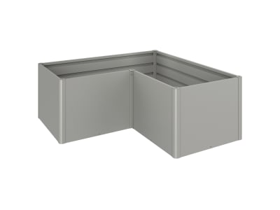 Biohort Metall Hochbeet Typ L-Form 2x1 quarz-grau; metallic verschiedene Ausführungen, Füllmenge 2.310 l Biohort Metall Hochbeet Typ L-Form 2x1 quarz-grau; metallic verschiedene Ausführungen, Füllmenge 2.310 l