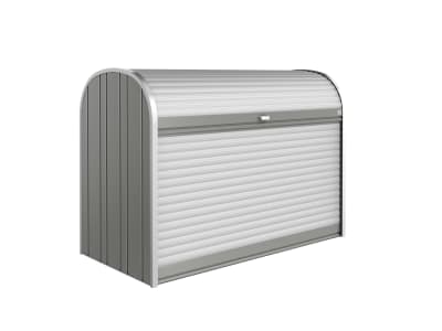 Biohort Store-Max 190 190 x 97 cm quarz-grau; metallic Fahrradbox, Mülltonnenbox, Gartenbox Biohort Store-Max 190 190 x 97 cm quarz-grau; metallic Fahrradbox, Mülltonnenbox, Gartenbox