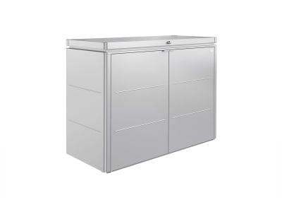 Biohort HighBoard 160   160 x 70 cm silber; metallic  Fahrradbox, Mülltonnenbox, Gartenbox