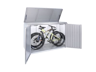Biohort HighBoard 200  200 x 84 cm silver; metallic  Fahrradbox, Mülltonnenbox, Gartenbox