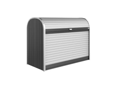 Biohort Store-Max 160  163 x 78 cm nachtgrau; metallic  Fahrradbox, Mülltonnenbox, Gartenbox