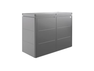 Biohort HighBoard 160  160 x 70 cm nachtgrau; metallic  Fahrradbox, Mülltonnenbox, Gartenbox