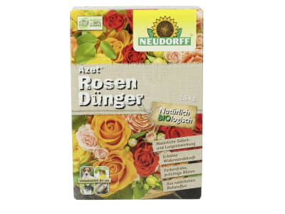 NEUDORFF Bio Azet Rosen Dünger Organischer NPK-Dünger 7-7-5   2,5 kg Schachtel  Granulat