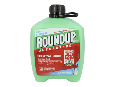 Roundup Express Fertigmischung 5 l Flasche Herbizid zur Unkrautbekämpfung, ohne Glyphosat 170 m²