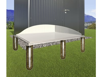 Biohort SmartBase Plus Schraubfundament SmartBase Plus HighLine  252 x 292 cm silver; metallic  