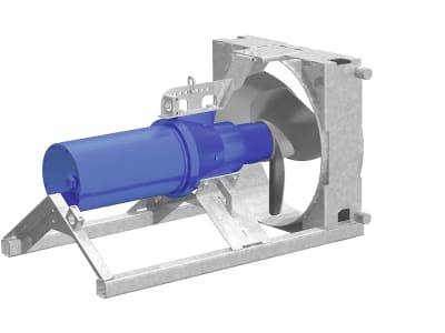 Tauchmotorrührwerk für Endlager, Vorgruben, Gülle- und Endlagerbehälter, Biogasanlagen, Kläranlagen und Industrieanlagen